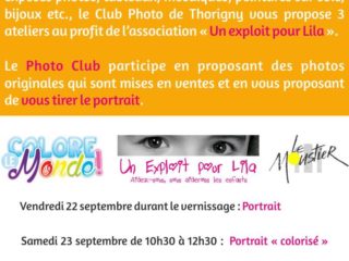 Exposition Colore le Monde et tirages de portraits 2017