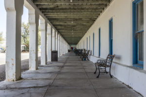 Les chambres de l'hôtel Amargosa