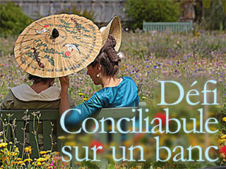 Défi « Conciliabule sur un banc ».